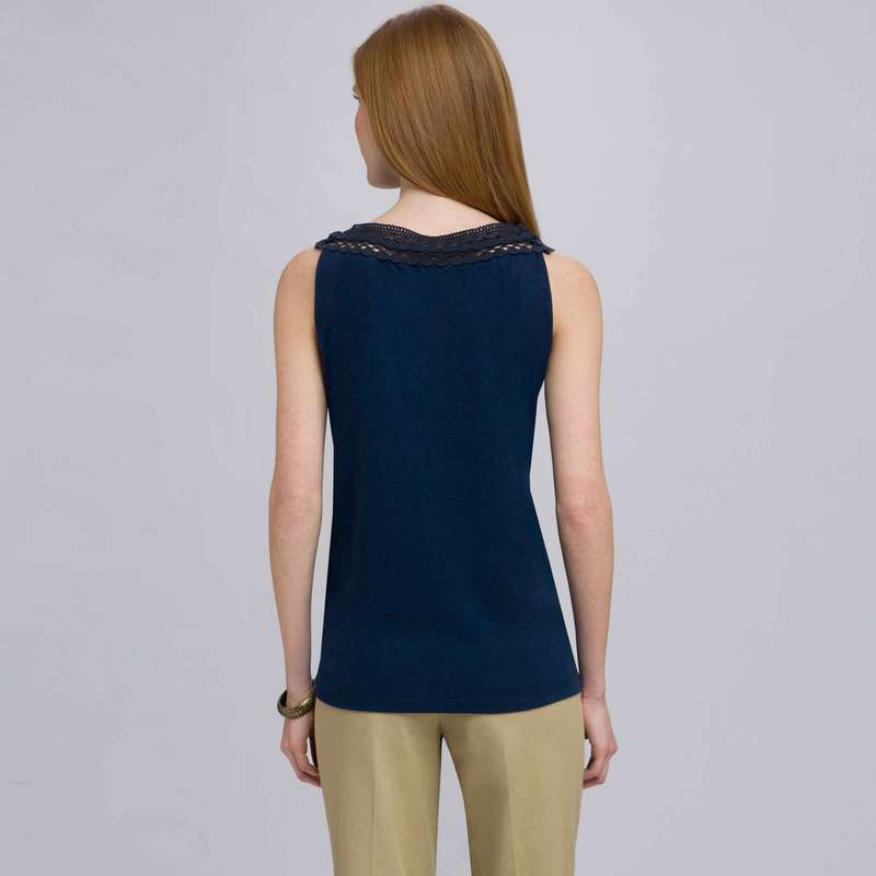 Cut Away Tank, Navy Sky, large image number 1